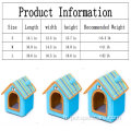 Pet Bed Cat House Cat tente amovible lavable